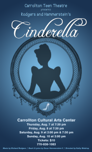 Cinderella play poster - Lisa Matheson - Black Squirrel Art Company